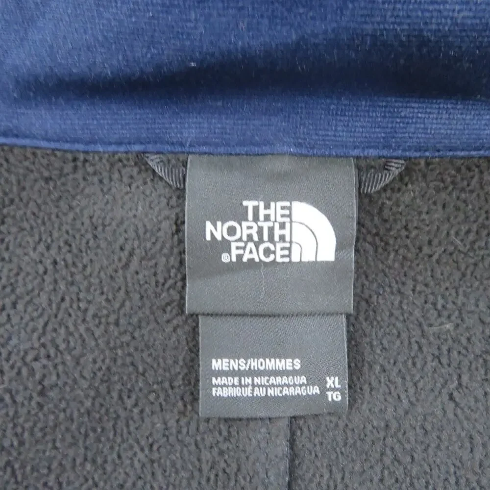 The North Face Apex Soft Shell Jacket Mens Blue Sz XL Fleece lined